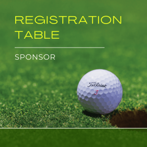 Golfer Towel/Registration Table Sponsor